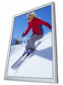 Snap Frame - Silver / Silver - 37mm Twin Profile